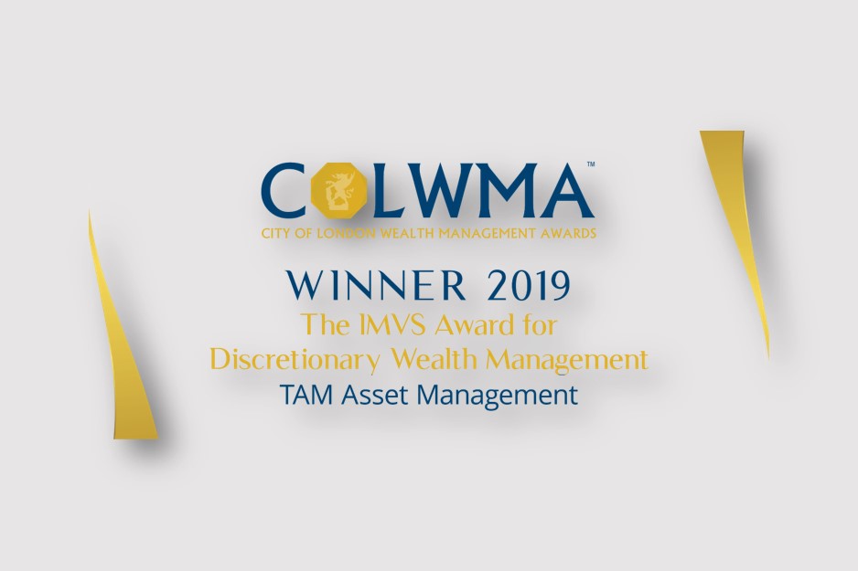 TAM awarded Best in Discretionary Wealth Management!